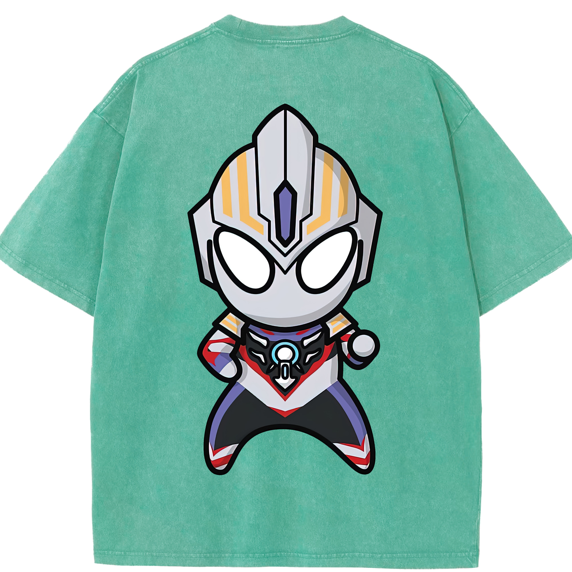 （画像用） ウルトラマン Ultraman 綿100% ヴィンテージ風 半袖Tシャツ（背面プリント）